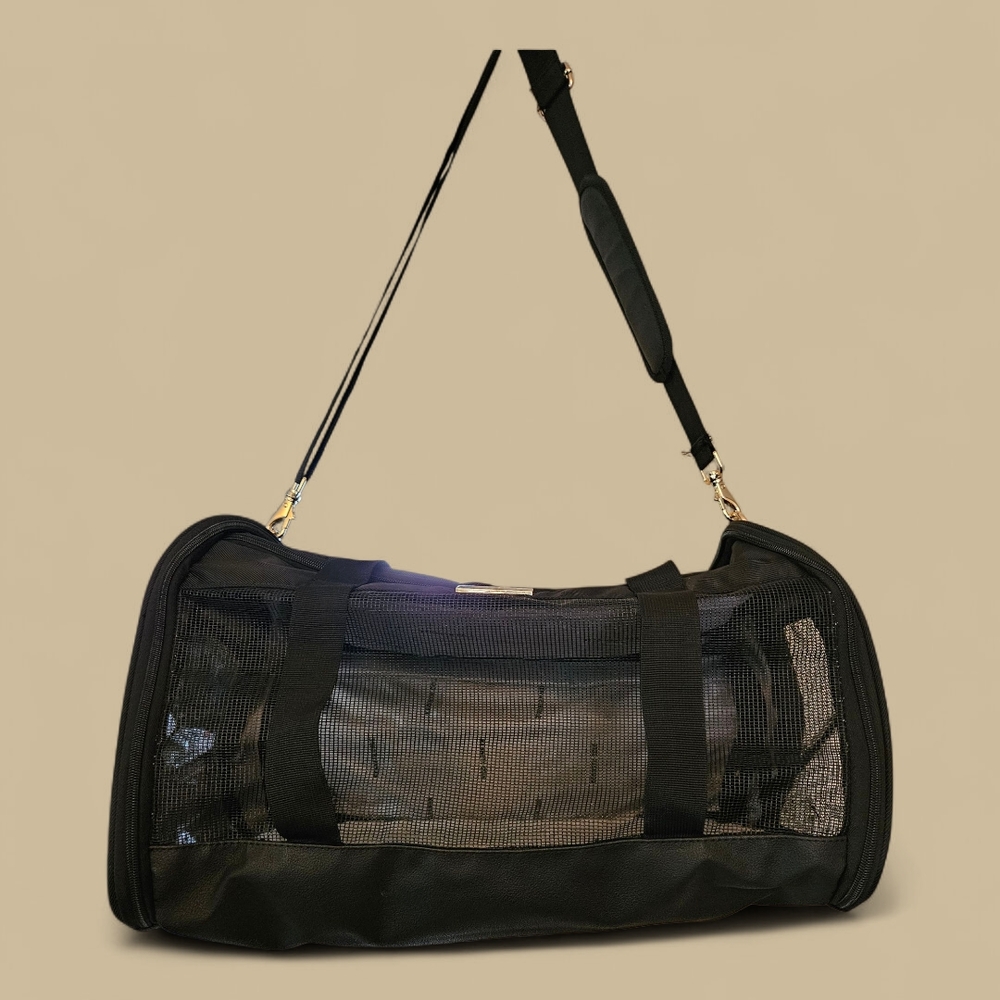 Kenneth Cole Reaction Black Multientry Collapsible Pet Carrier